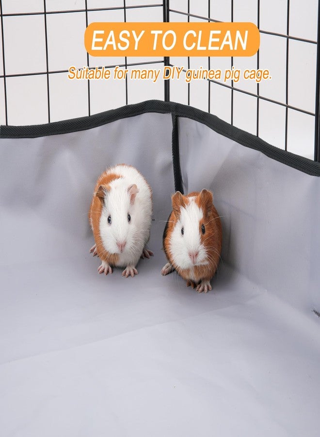DZWLKJ Guinea Pig Cage Liner Tarp Bottom Waterproof and Washable Base Also for Rabbits, Bunny, Chinchesillas, Hedgehog, Ferrets and Other Small Animals(36x36 inches) - Image 5